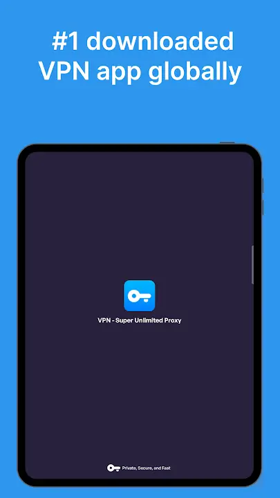 VPN Super Unlimited Proxy MOD APK Best Secure VPN and Private Browsing App for Android [Premium Unlocked] Screenshot