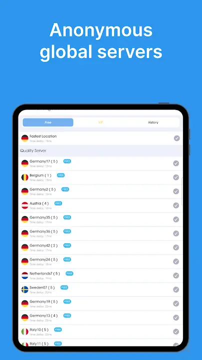 VPN Super Unlimited Proxy MOD APK Best Secure VPN and Private Browsing App for Android [Premium Unlocked] Screenshot