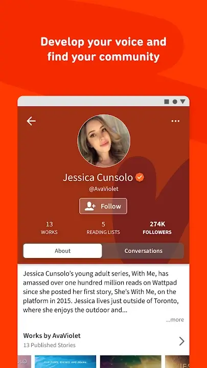 Wattpad MOD APK Best Reading and Story Writing App for Android [Premium Unlocked] Screenshot