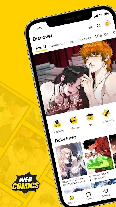 WebComics  MOD APK [Premium Unlocked] for Android Screenshot