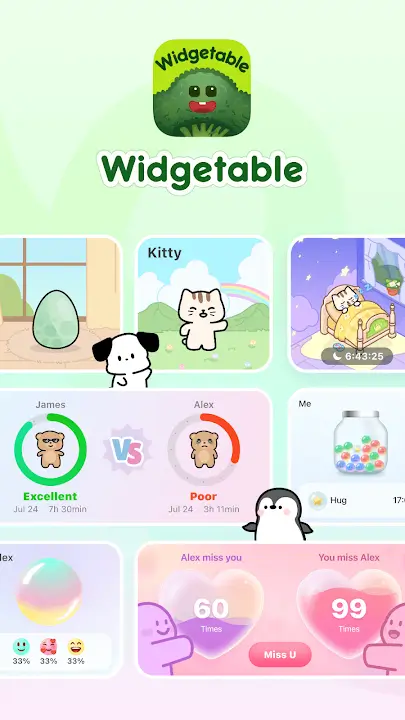 Widgetable MOD APK Best Interactive Widgets and Home Screen Customization App for Android [Premium Unlocked] Screenshot