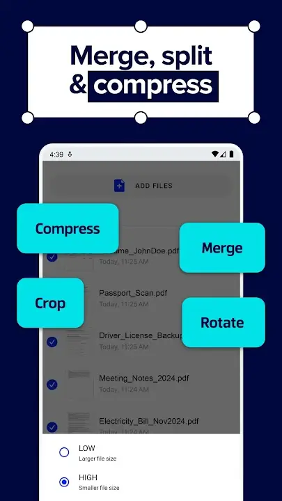 Xodo PDF MOD APK Best PDF Reader and Document Editor App for Android [Premium Unlocked] Screenshot