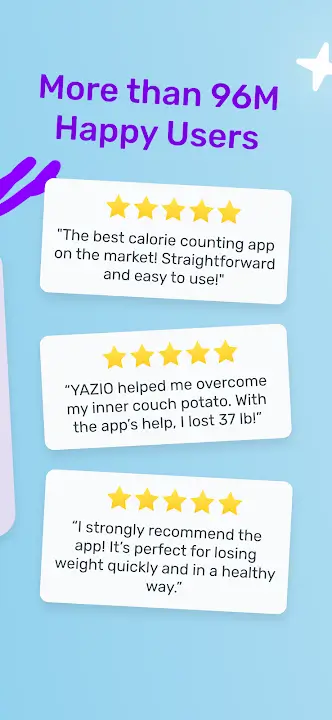 YAZIO MOD APK Best Calorie Counter and Weight Loss App for Android [Premium Unlocked] Screenshot