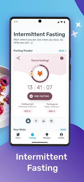 YAZIO MOD APK Best Calorie Counter and Weight Loss App for Android [Premium Unlocked] Screenshot