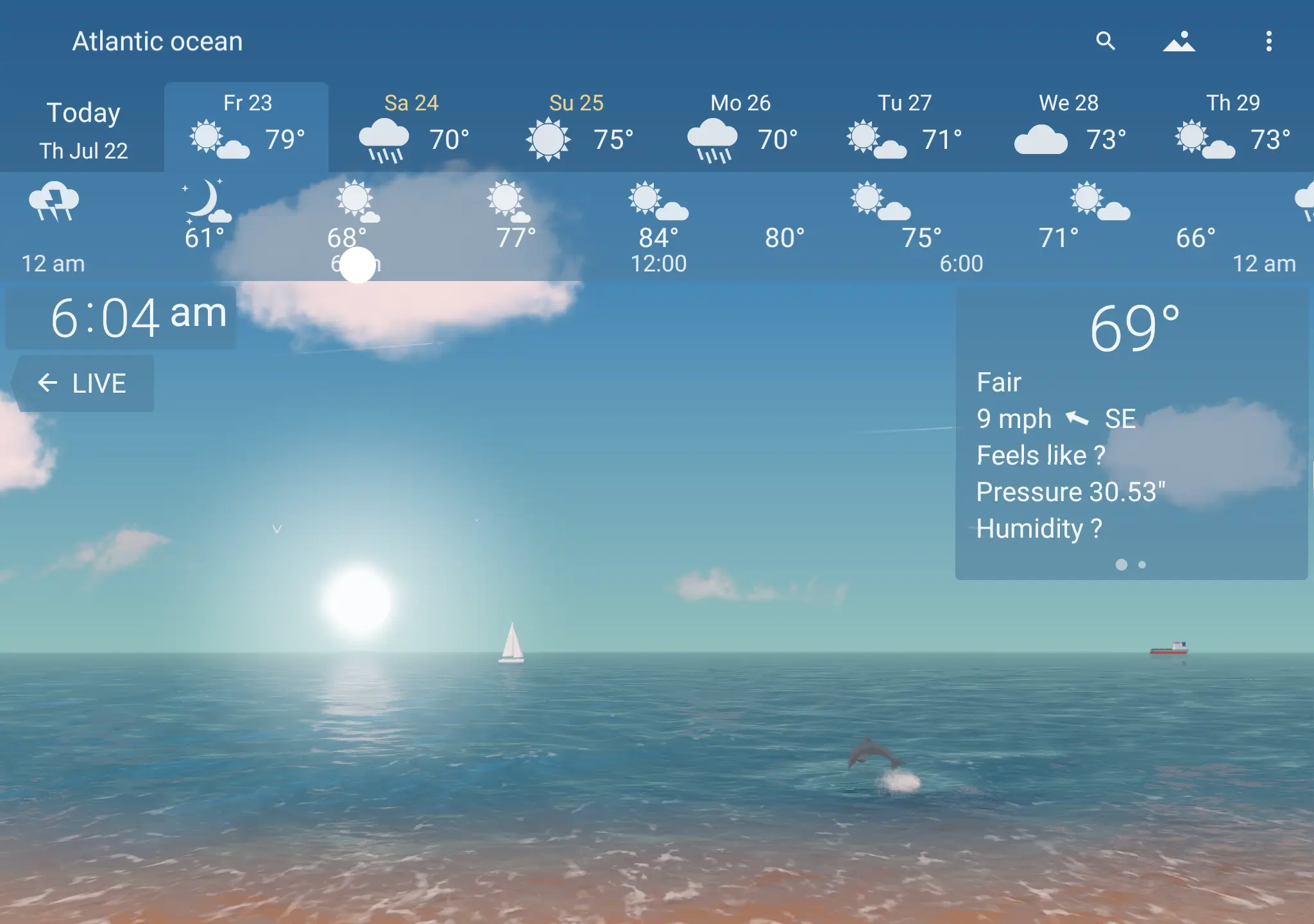 YoWindow Weather MOD APK Best Live Weather Forecast and Animated Climate App for Android [Premium Unlocked] Screenshot