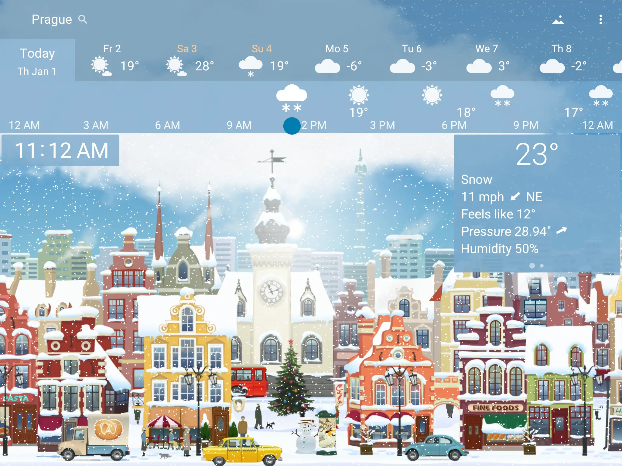 YoWindow Weather MOD APK Best Live Weather Forecast and Animated Climate App for Android [Premium Unlocked] Screenshot