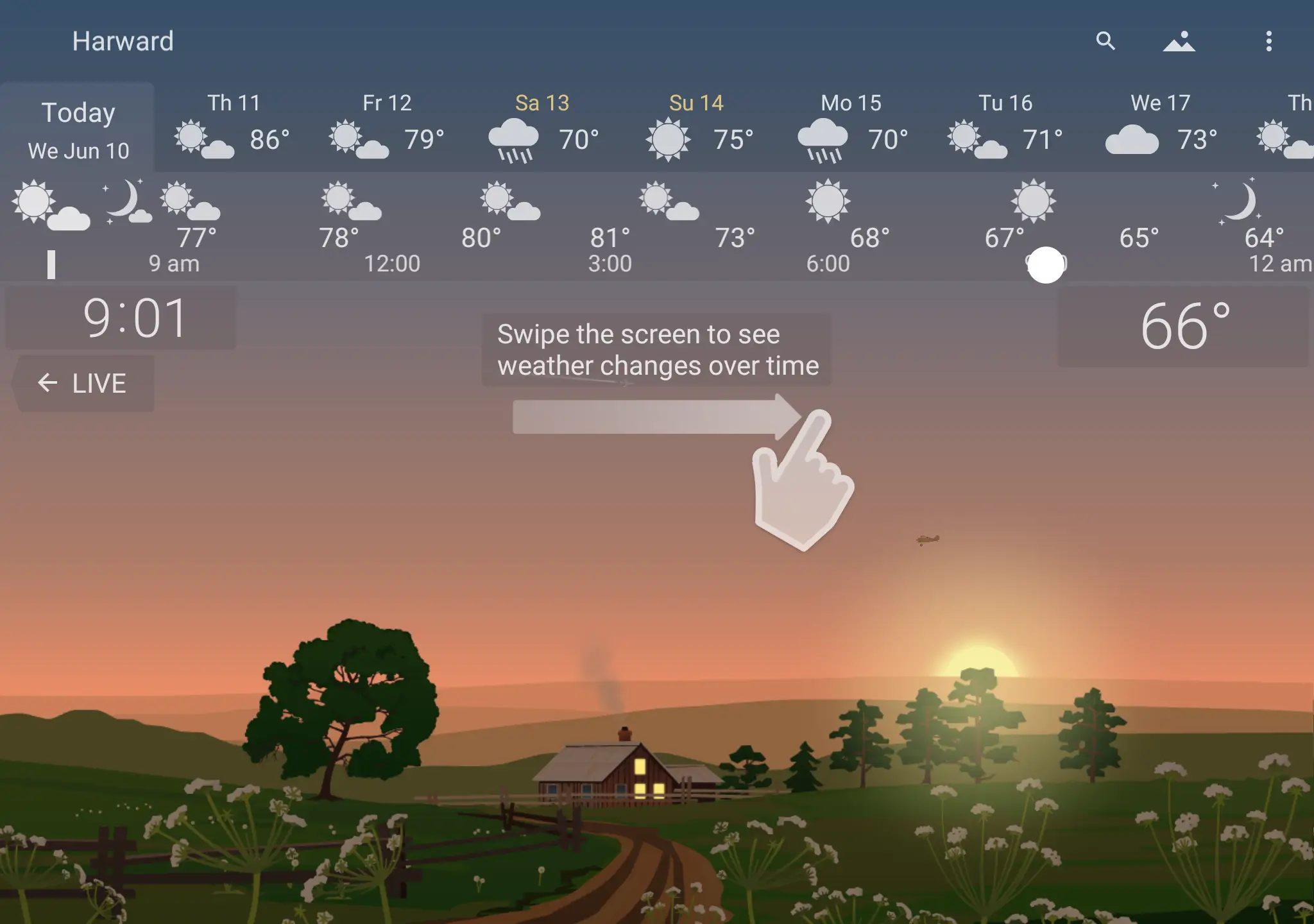 YoWindow Weather MOD APK Best Live Weather Forecast and Animated Climate App for Android [Premium Unlocked] Screenshot