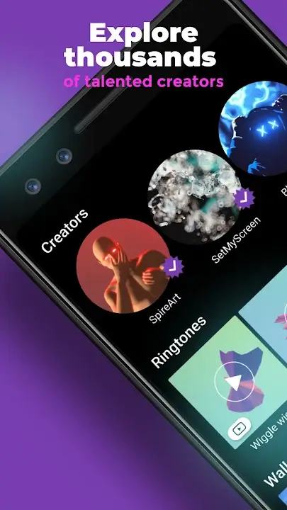 Zedge MOD APK Best Wallpapers, Ringtones and Personalization App for Android [Premium Unlocked] Screenshot