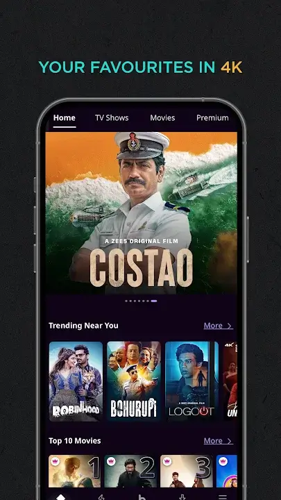 ZEE5 MOD APK Best Movies, TV Shows and Live TV Streaming App for Android [Premium Unlocked] Screenshot