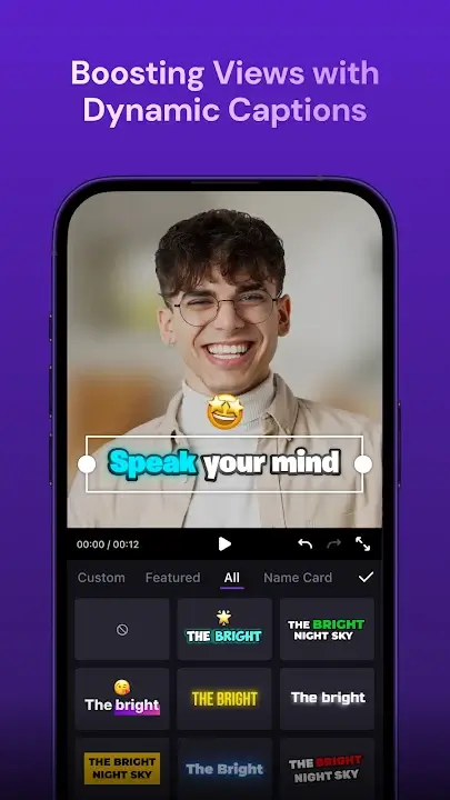 Zeemo MOD APK Best AI Subtitle Generator and Video Caption Editor App for Android [Premium Unlocked] Screenshot